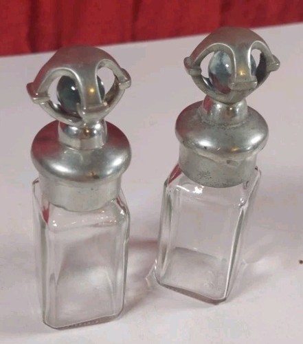 Vintage glass cruet - cruet, set