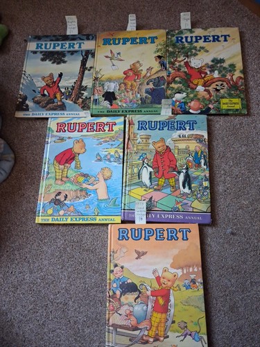 Joblot 1970s rupert bear - 1970s,