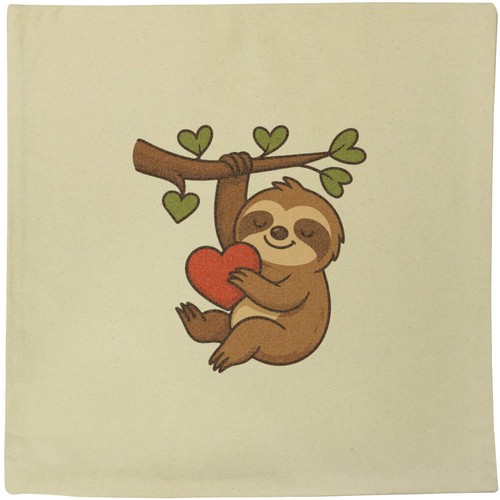 Sweetheart sloth canvas - 'sweetheart,