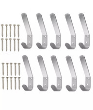 5x Double Hat and Coat Hooks