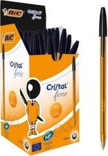 50x BIC Cristal Original Black