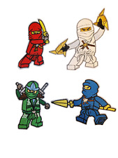 Ninja Go Inspired - Embroidered Iron On Sew On Patches Badges Transfers Cartoon