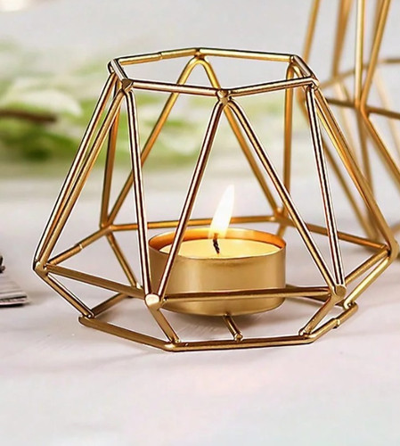 Geometric design tea light - design,