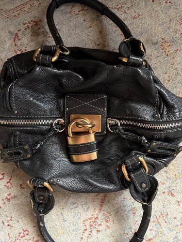 Chloe paddington black leather - chloe,