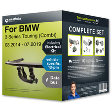 Towbar detachable for BMW 3