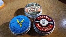 REPRO 'Vintage' Pellets Webley Flying Scott, Wasp and Beatall Tins