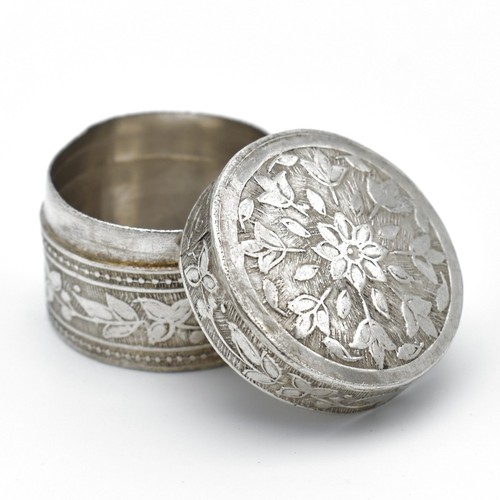 Antique solid silver - antique, pill