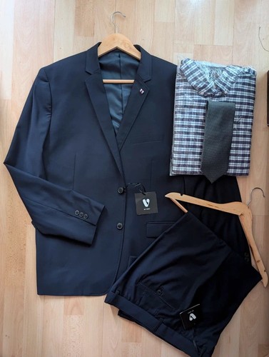 Very piece navy suit - very,