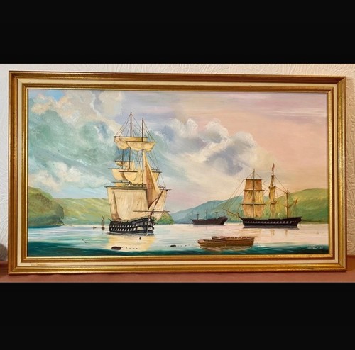 Large original oil painting - original,