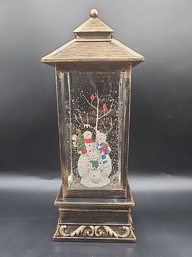 Christmas snowman snow globe - snowman,