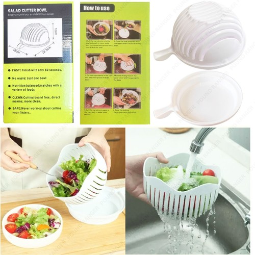 Fresh salad cutter bowl - salad,