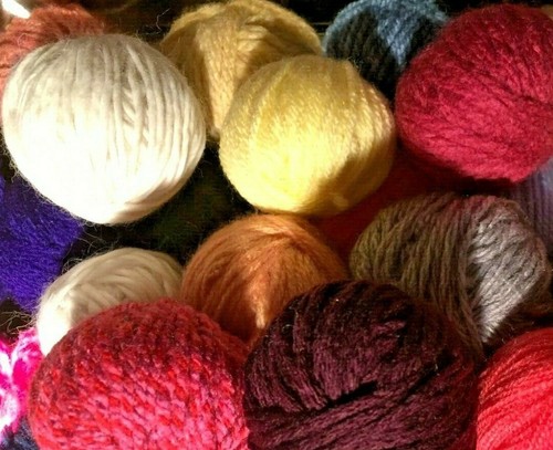400g job lot yarn wool - , smal