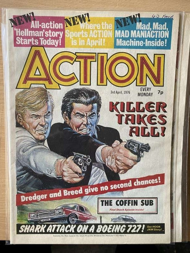Action comic apr 1976 - comic, uk