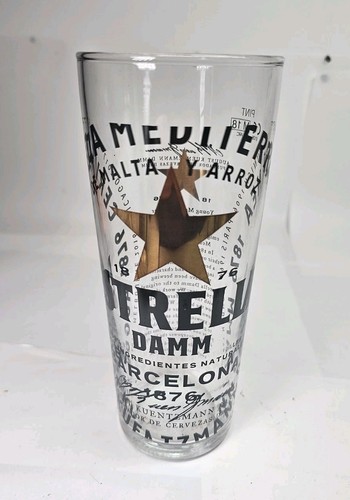 Estrella damm pint glass - estrella,