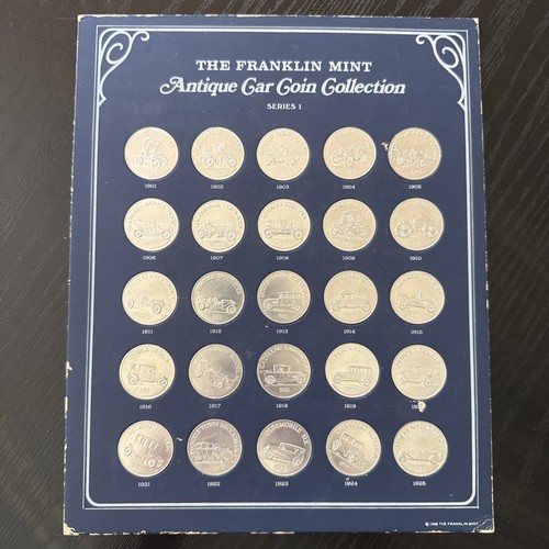 1968 franklin mint antique car - mint,