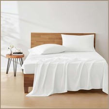 Luxury 4 Piece Cot Sheet Set, Ultra Soft Microfiber Sheets with Deep Pockets,...