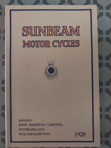 Sunbeam motor cycles 1928 bike - cycles,