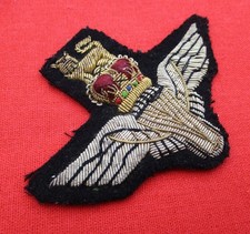 Vintage British Parachute Regiment Cloth and Bullion Wire Badge