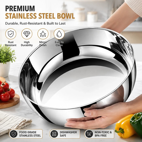 Large 32cm stainless steel - 32cm,