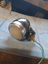 SIDE LIGHT FOR VINTAGE CAR OR MOTORCYCLE. LIGHTLY RESTORED WITH NEW LED FITTED
