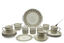 WEDGEWOOD SUZIE COOPER DESIGNER FINE BONE CHINA 21 PIECE TEA/COFFEE SET SH66