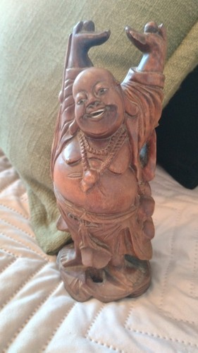 Vintage hand carved happy - vintage,