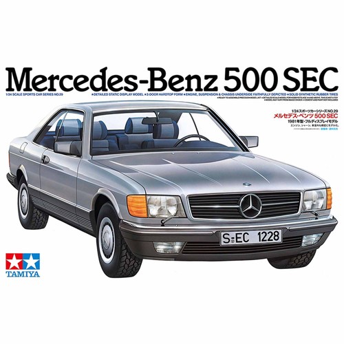 Tamiya mercedes benz 500 - 1/24, mercedes-benz