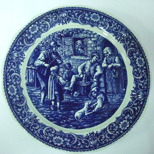 Delft plate large - plate, platter