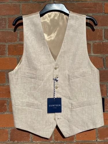 Gurteen mens beige linen - mens,
