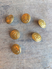 Vintage Royal Navy Naval Uniform Military Buttons