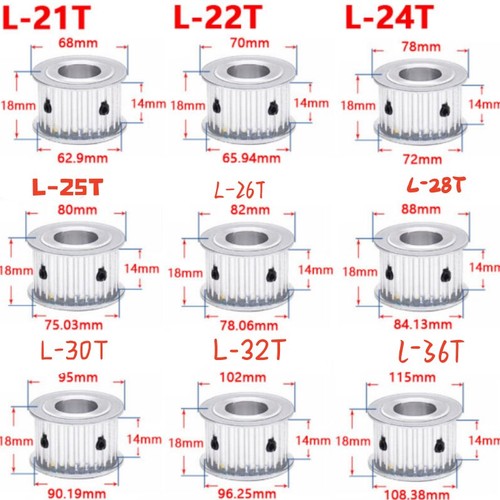Timing belt pulley - timing,