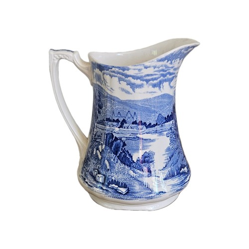 Vintage blue white - blue, jug