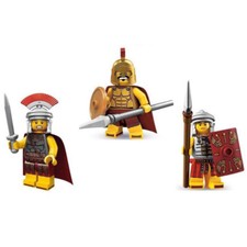 Spartan Warrior Series 2 Shield Spear Helmet Roman LEGO® Minifigure Mini Figure