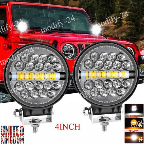 2pcs led work - bar, flood