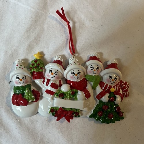 Personalised hanging snowman - hanging,