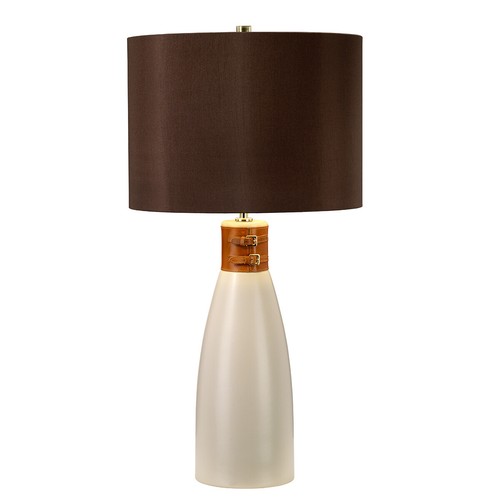 Table lamp brown - table, brass