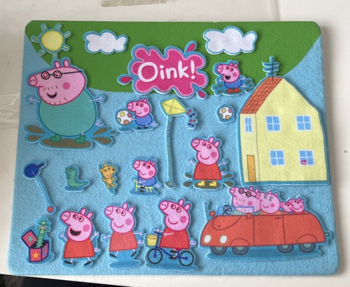 Fuzzy felt peppa pig - fuzzy,
