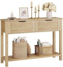Fluted Console Table with 2