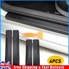 4Pcs Carbon Fiber Vinyl Decal