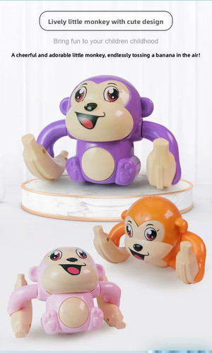 Electric rolling monkey toy - electric,