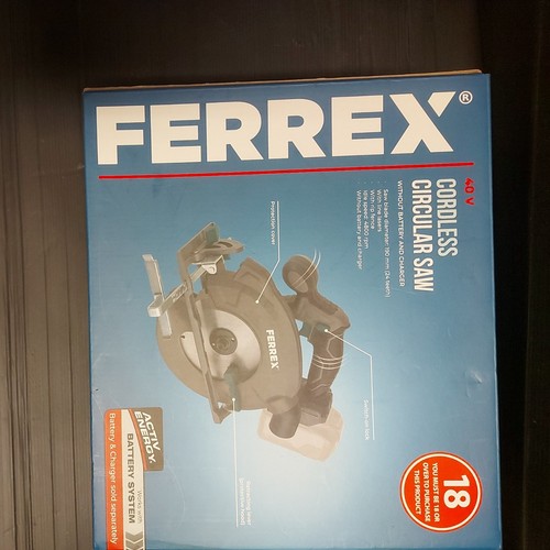 Ferrex 40v cordless circular - ferrex,