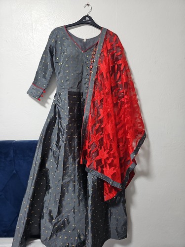 Indian style floor length gown - floor,
