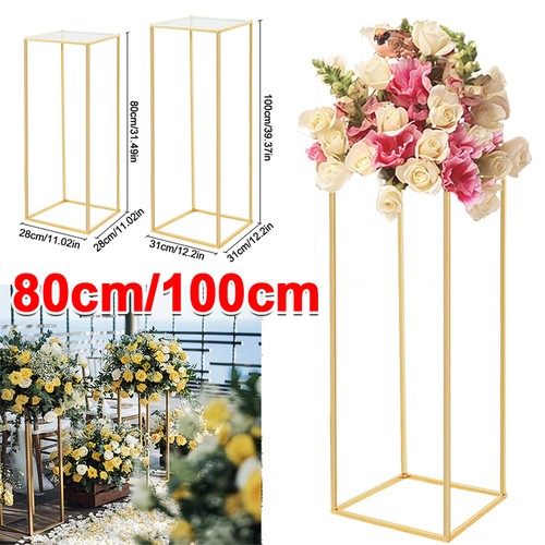 100cm metal flower - metal, pedestal