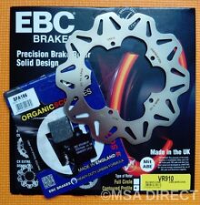 EBC FRONT Brake Disc and Brake Brake Pads Fits VESPA PX125 / PX150 / PX200