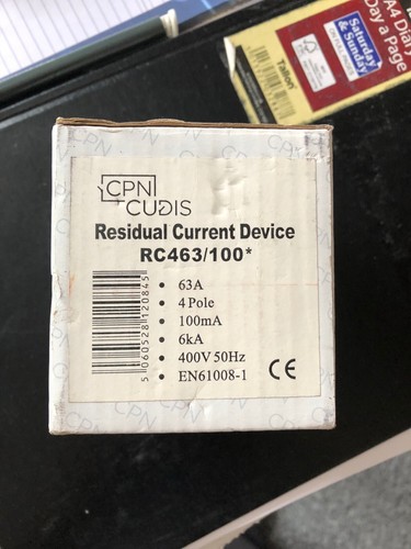 Cpn rc463 100 - , 63amp