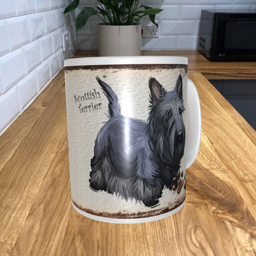 Scottish terrier 11oz coffee - scottish,