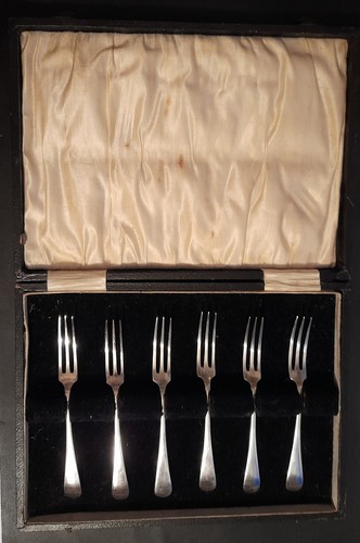 Boxed set silver plated - 6x,