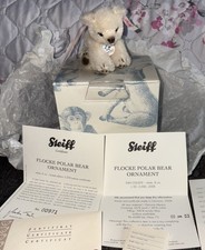 Steiff flocke polar bear