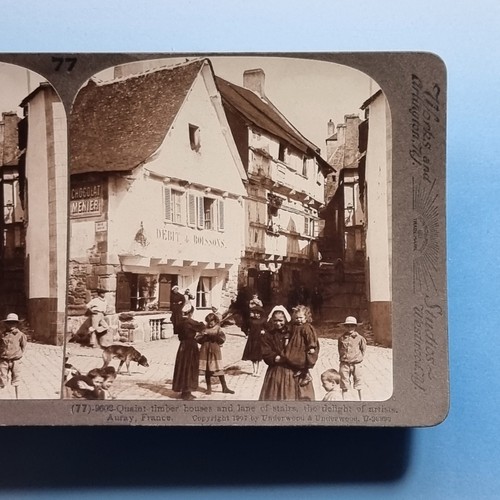 Auray stereoview c1905 real - stereoview,