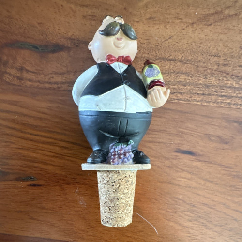 Novelty waiter figurine cork - novelty,